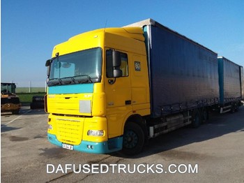 Curtainsider truck DAF FAR XF105.460: picture 1