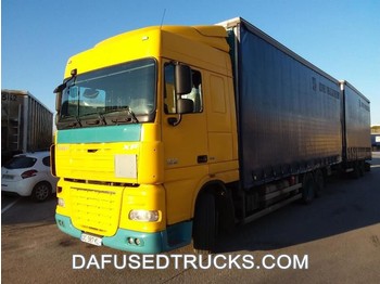 Curtainsider truck DAF FAR XF105.460: picture 1