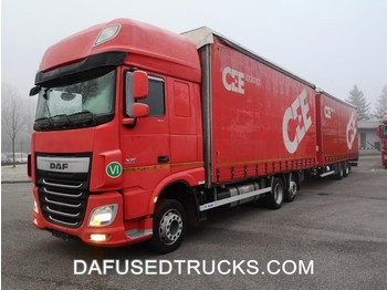 Curtainsider truck DAF FAR XF460: picture 1