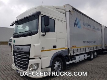 Curtainsider truck DAF FAR XF460: picture 1