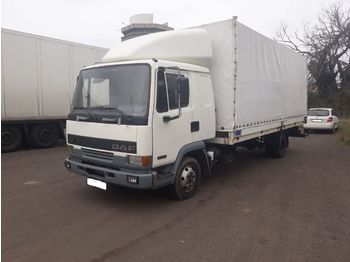 Dropside/ Flatbed truck DAF FA 45.160 4X2 stake body: picture 1