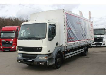 Curtainsider truck DAF FA LF 55.180 E15, TAIL LIFT, NEW WHEELS: picture 1
