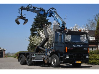 Hook lift truck DAF /GINAF CF M 3132-S HIAB 22TM!!KRAAN/HAAK/RADIO REMOTE!!: picture 1