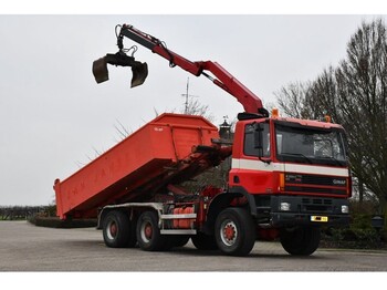 Cable system truck, Crane truck DAF /GINAF M 3333-S KRAAN/CONTAINER/KIPPER!!6x6!! MANUELL: picture 1