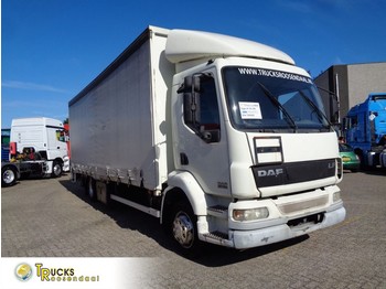 Curtainsider truck DAF LF55.180 + MANUAL + LIFT: picture 1