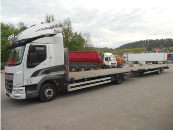 DAF LF 260 FA + ANHÄNGER, PLATTFORM MIT BDF HALTER!!  - Container transporter/ Swap body truck: picture 1