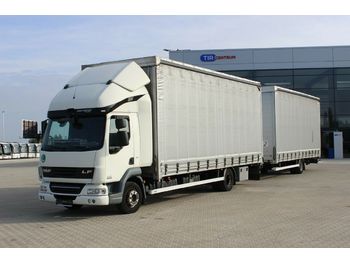 Curtainsider truck DAF LF 45.250, EURO 5 EEV + TRAILER BG CA1(2014): picture 1