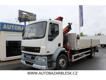 Dropside/ Flatbed truck DAF LF 55.250 FASSI Pmax 4.310 Kg 86.201 KM !!!: picture 1
