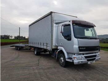 Curtainsider truck DAF LF 75 180: picture 1