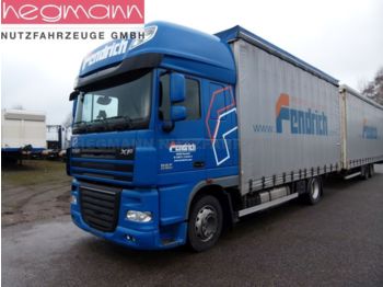 Curtainsider truck DAF XF105.410SSC, Intarder, Jumbo 120 m³, DE: picture 1