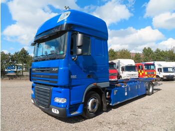 Container transporter/ Swap body truck DAF XF105/410 4x2 Super Space Retarder: picture 1