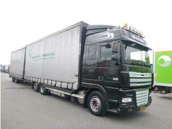 Curtainsider truck DAF XF105.410 6X2 MANUAL EURO 5 120m3 ZUG: picture 1