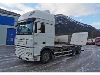 Container transporter/ Swap body truck DAF XF105.460 6x2 Chassis with lifting limb: picture 1