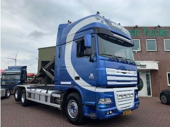 Container transporter/ Swap body truck DAF XF105-510 6X2/4 FAN VDL HAAKARM: picture 1