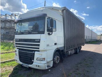 Curtainsider truck DAF XF 105.410: picture 1