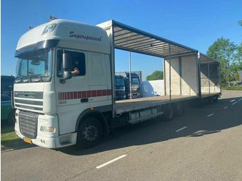 Curtainsider truck DAF XF 105.410 6X2 MANUAL EURO 5 + TRACON 2 AS AANHA: picture 1