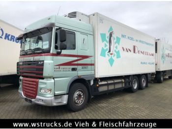 Refrigerator truck DAF XF  105/410 Schmitz  Tiefkühl TS 500 StromDiesel: picture 1