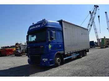 Curtainsider truck DAF XF 105.460 / 6x2 / SSC / Standklime  Autom.: picture 1
