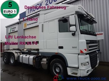 Hook lift truck DAF XF 105.510 Meiller RK 20.70 Deutscher LKW 1.Hand: picture 1