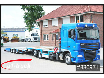 Dropside/ Flatbed truck DAF XF 410 LKW Trecker Transporter FVG Anhänger: picture 1