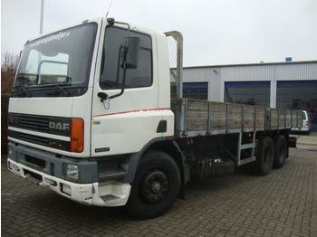 Dropside/ Flatbed truck DAF daf75 270pk ati 6x2 ful steel springs 10 tyres , BOX 7.70 L: picture 1