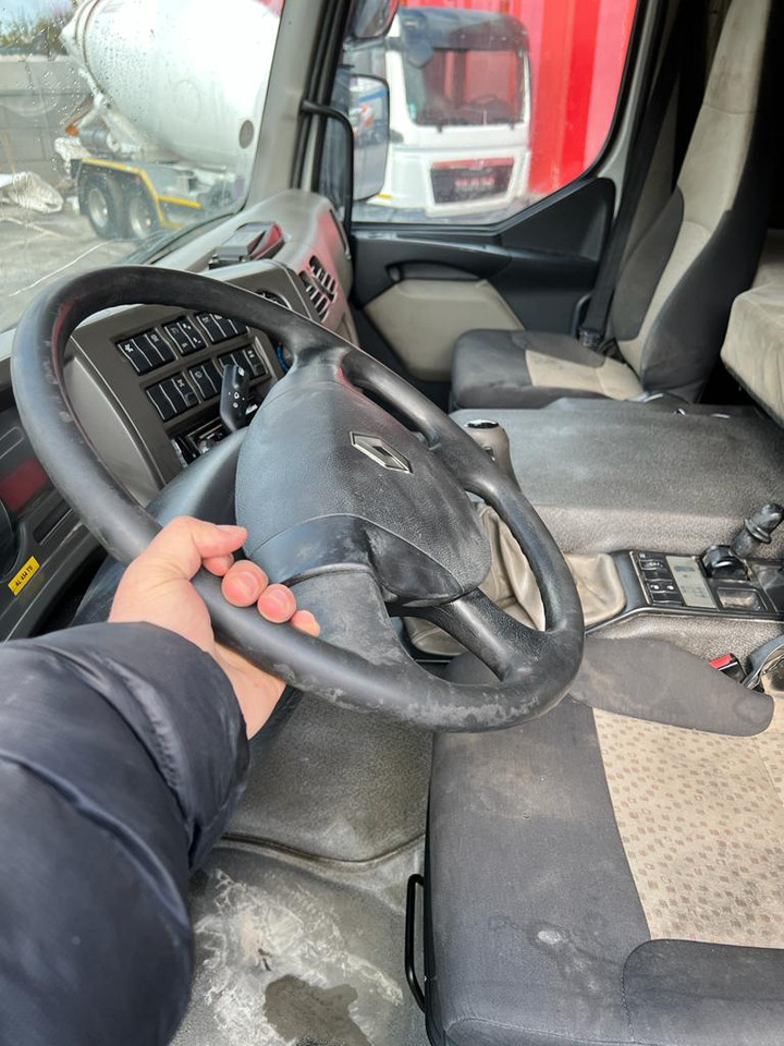 Dropside/ Flatbed truck Camion grue Renault 410 AL-454-TS