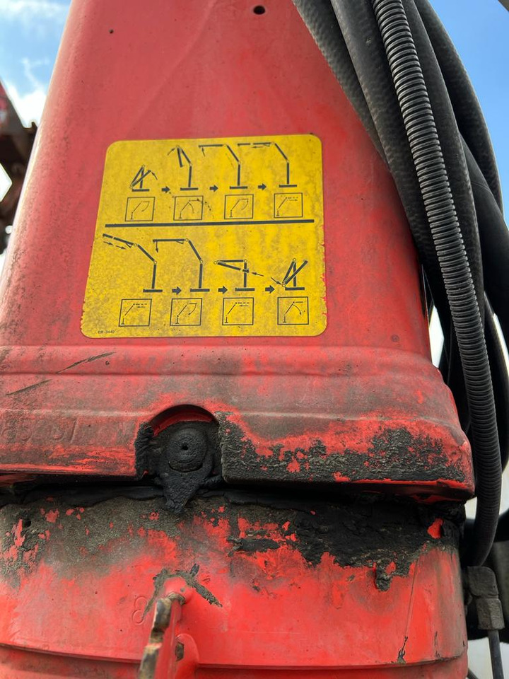 Dropside/ Flatbed truck Camion grue Renault 410 AL-454-TS