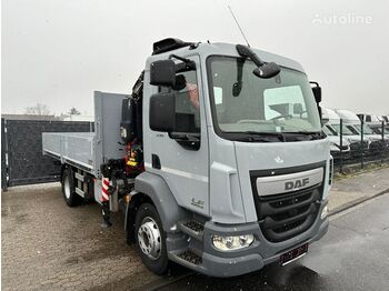 DAF LF 230 FA + HR Fassi 4x2 - dropside/ flatbed truck