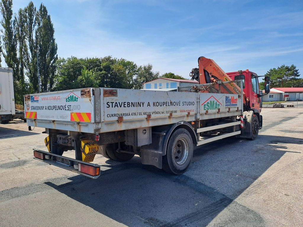 Dropside/ Flatbed truck Iveco EuroCargo ML 180E21 Kran PKK12500