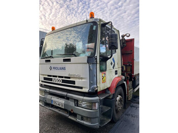 Dropside/ flatbed truck Iveco Eurotech 190 190E30 + FASSI F110A22
