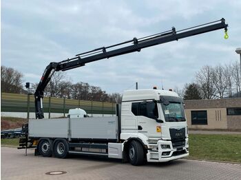 Dropside/ flatbed truck MAN MAN TGS 26.470 /6X2 Euro6 Retarder HIAB 228 - 4