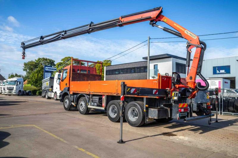 Dropside/ Flatbed truck Renault KERAX 380DXI+E5+PK18TM/4EXT