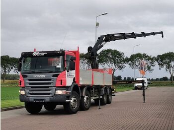 Scania P380 hiab 288ep5 hipro - dropside/ flatbed truck
