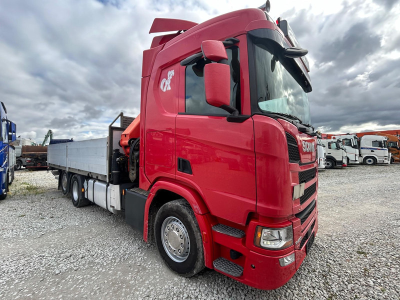 Dropside/ Flatbed truck Scania R 450 | Palfinger PK 26002 | TULOSSA