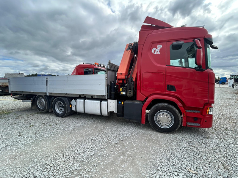 Dropside/ Flatbed truck Scania R 450 | Palfinger PK 26002 | TULOSSA