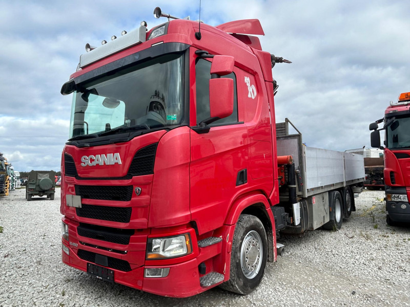 Dropside/ Flatbed truck Scania R 450 | Palfinger PK 26002 | TULOSSA