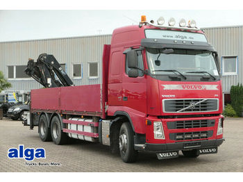 Dropside/ flatbed truck Volvo FH 440, Kran Hiab 244EP-3, zusammenlegbar, Funk