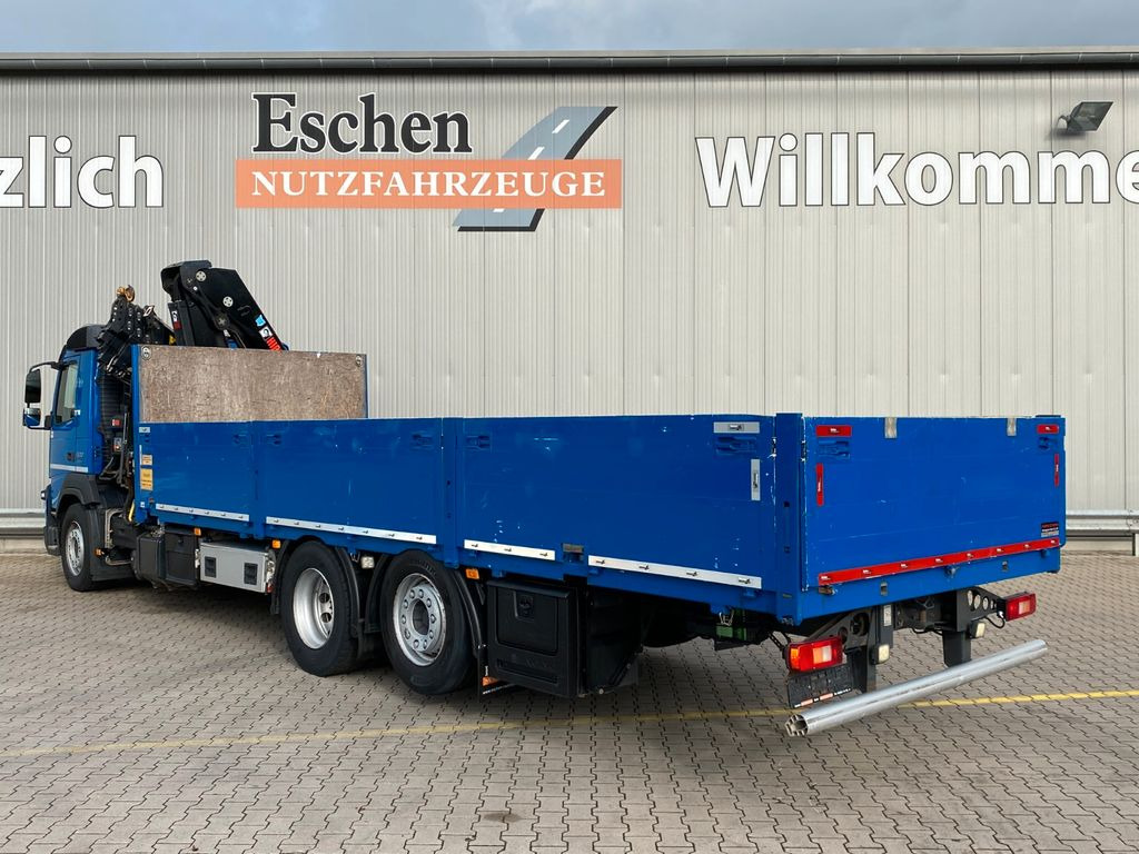 Dropside/ Flatbed truck Volvo FMX 420 | HIAB 211-4*FUNK*TwistLock*Container*