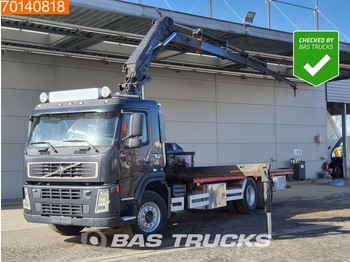 Dropside/ flatbed truck Volvo FM 380 6X2 9 Crane Kran HIAB 195-5 With Remote Hydraulic Liftachse