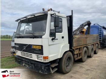 Dropside truck Terberg FL1850-T 8x4 met Hiab 140 kraan