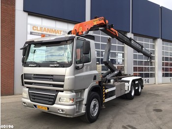 Hook lift truck Ginaf X 3232 S 6x4 Euro 5 Palfinger 20 ton/meter laadkraan: picture 1
