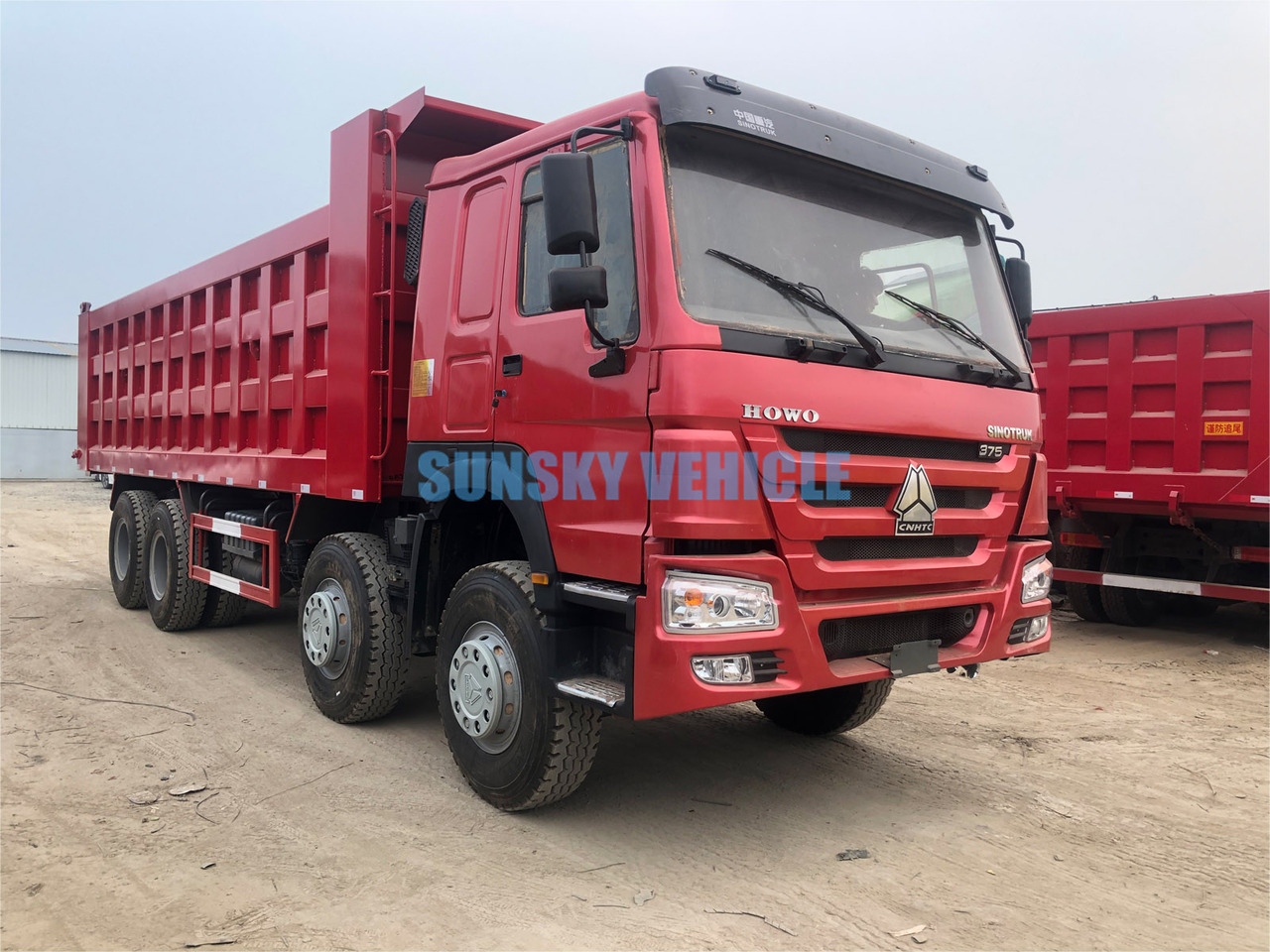 Tipper for transportation of bulk materials HOWO 8x4 NX430 Dump Truck: picture 8
