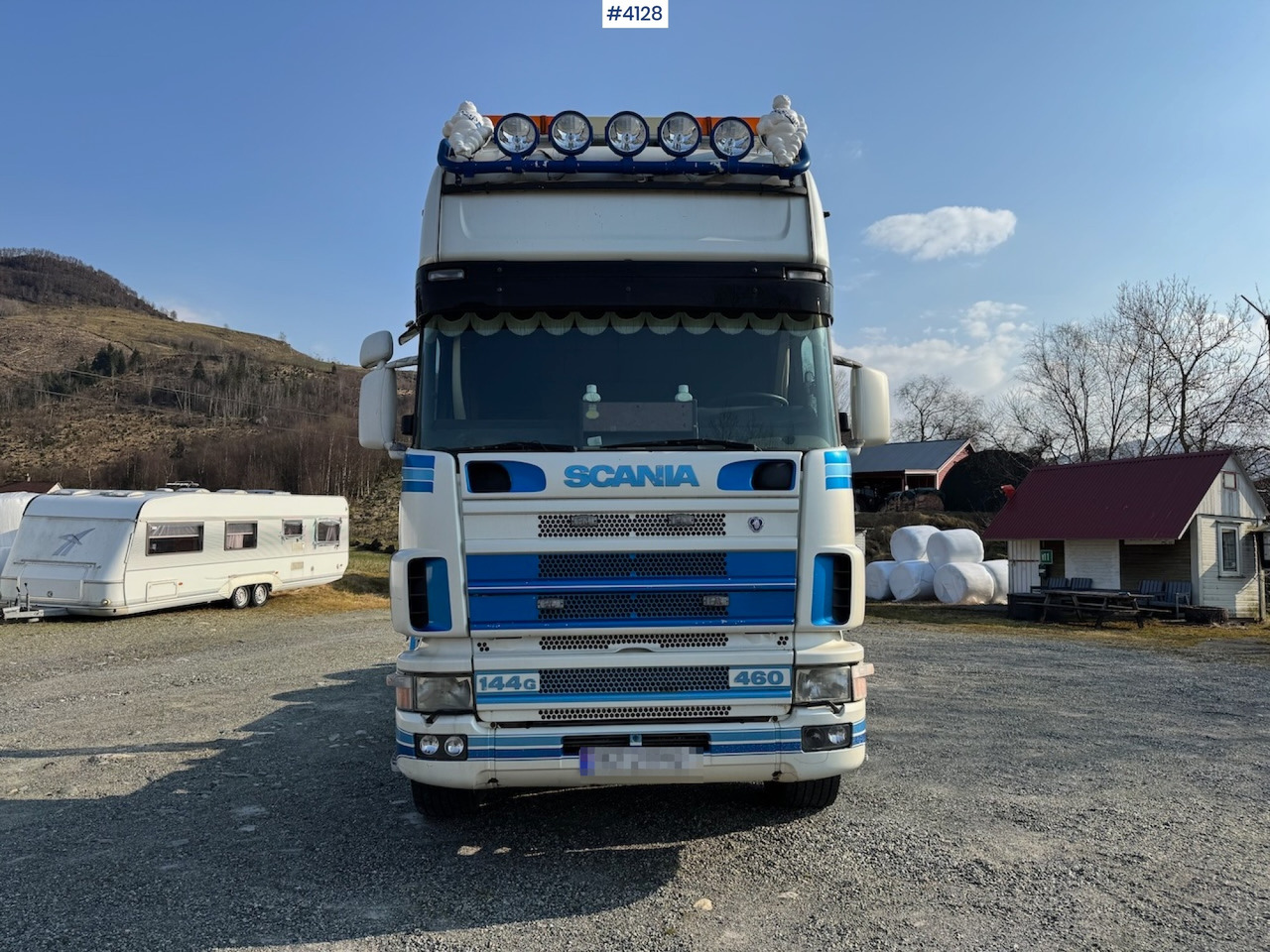 Hook lift truck 1999 Scania R 144G Hooklift