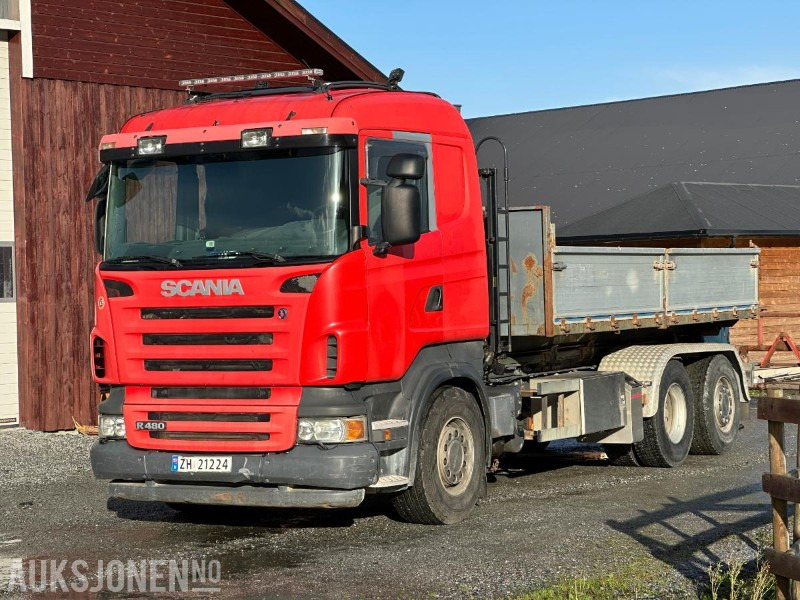 Hook lift truck 2007 SCANIA R480 6x2 KROKBIL