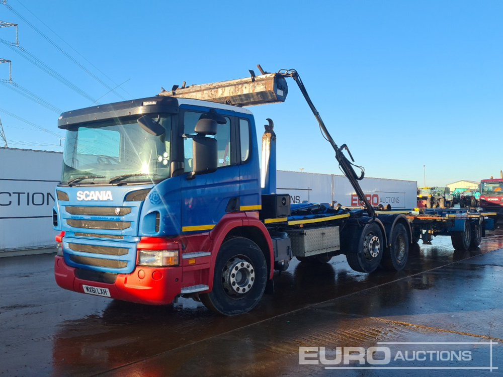 Hook lift truck 2012 Scania P360