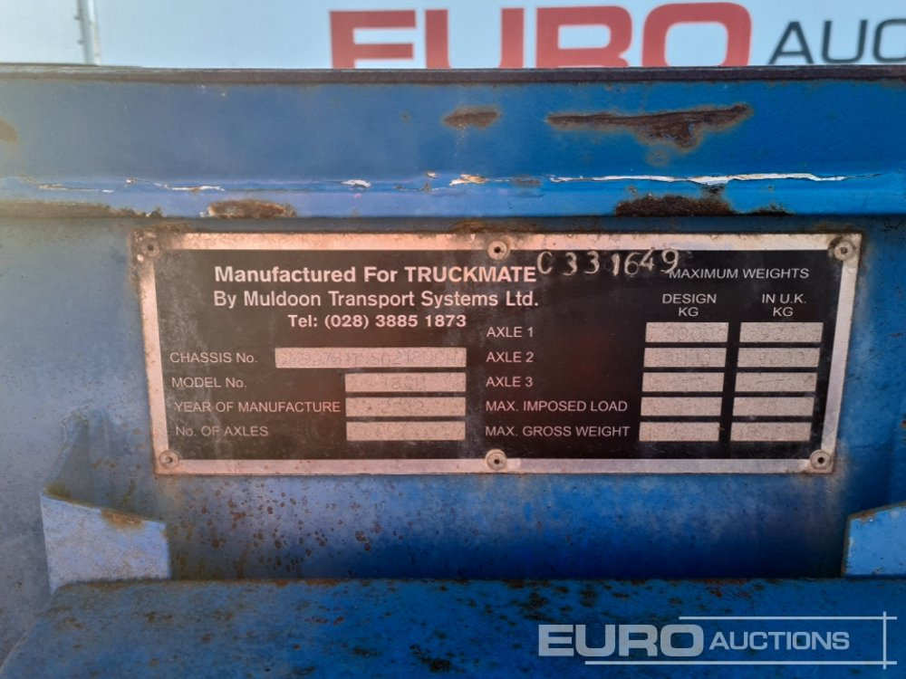 Hook lift truck 2012 Scania P360