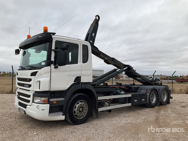 Hook lift truck 2012 Scania P360B 6x2 Hooklift Truck