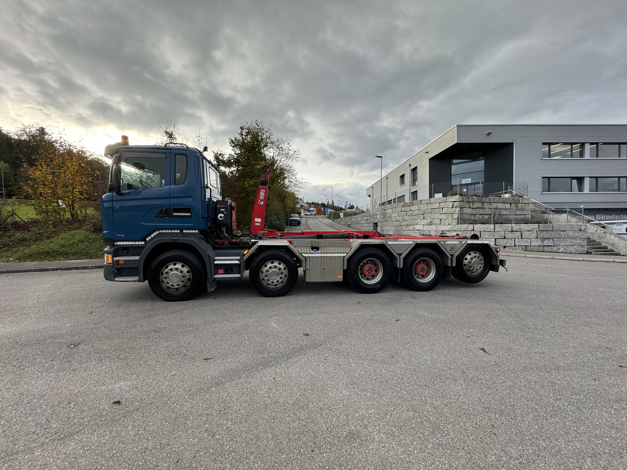 Hook lift truck 2013 Scania R480 10×4*6 Multilift