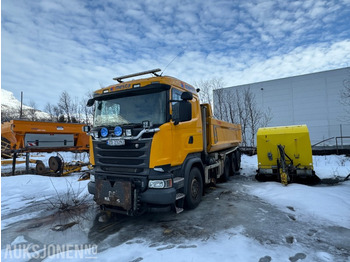 Hook lift truck  2017 Scania R580 LB 8x4*4 HSA 32 tonn Krokbil - Brøyterigg