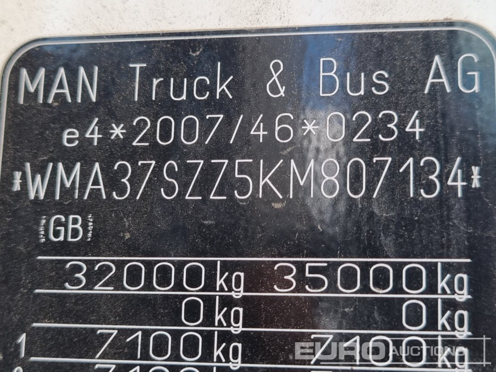 Hook lift truck 2018 MAN TGS 35.420